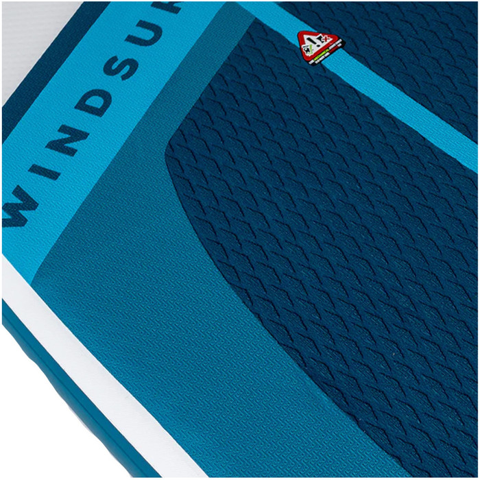2024 Red Paddle Co 10'7'' Windsurf MSL Stand Up Paddle Board & Hybrid Stoere Peddel 001-001-002-0066 -.. Blue